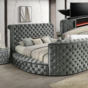 5212 GY Queen Fireplace/TV Lift Bed